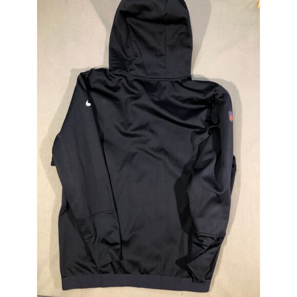 Nike NFL On Field Chicago Bears Dri-FIT Hoodie XL Navy Side Zip Pullover - Picture 6 of 6